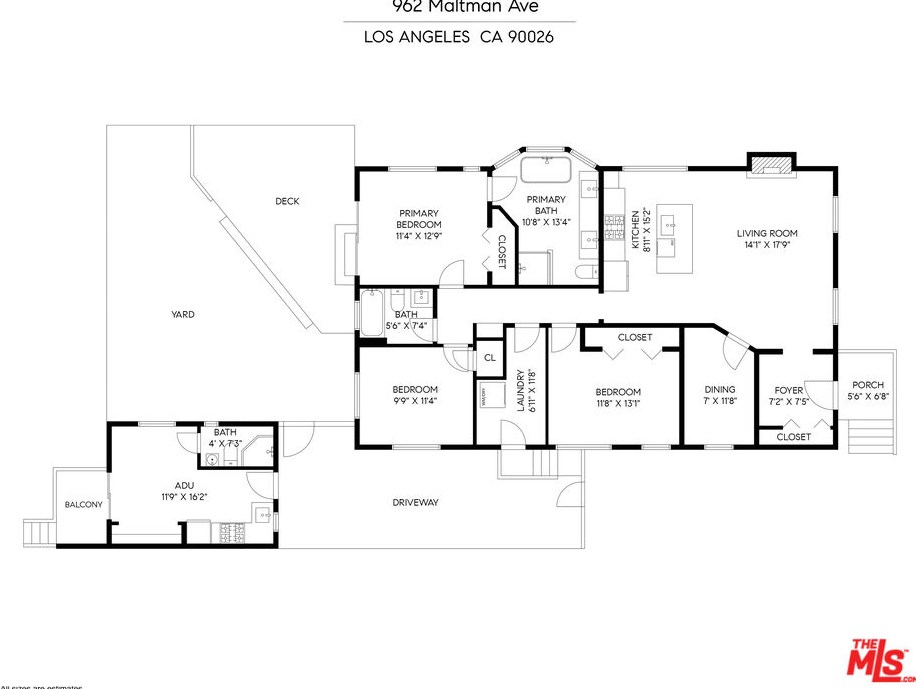 962 Maltman Ave, Los Angeles CA  90026-2712 exterior