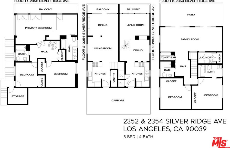 2352 Silver Ridge Ave, Los Angeles CA  90039-3646 exterior