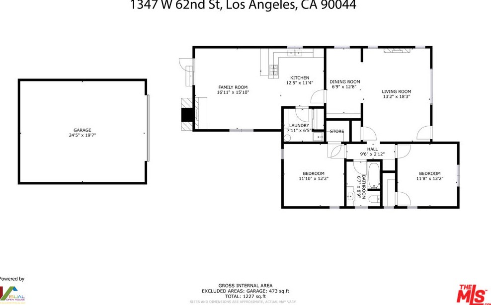 1347 62nd St, Los Angeles CA  90001-1229 exterior