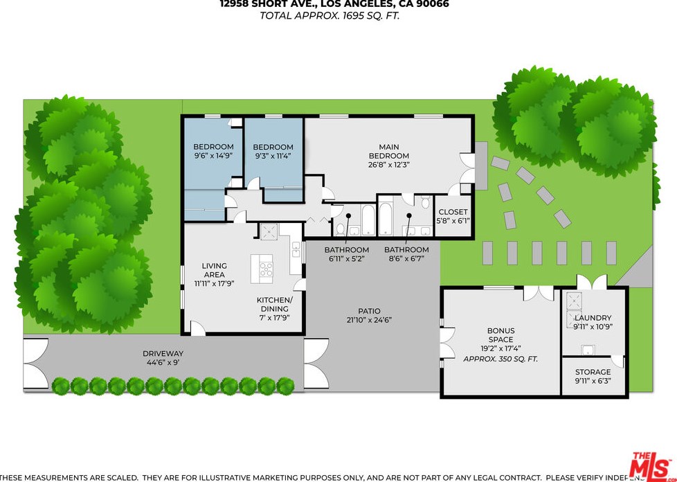 12958 Short Ave, Los Angeles CA  90066-6423 exterior