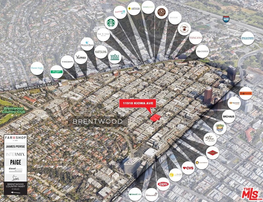 11918 Kiowa Ave, Los Angeles CA  90049-5962 exterior