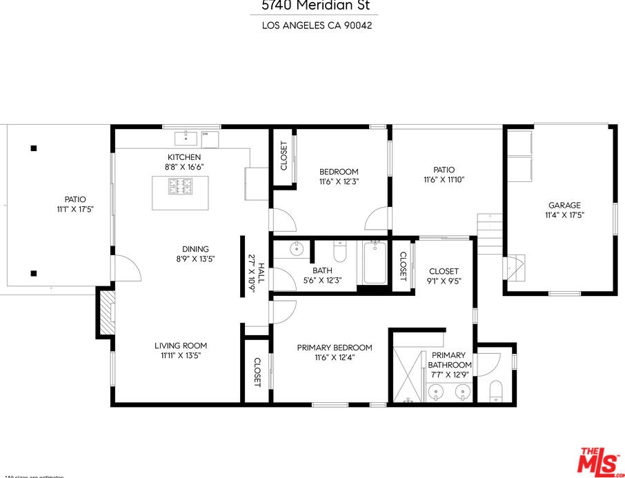 5740 Meridian St, Los Angeles CA  90042-2641 exterior