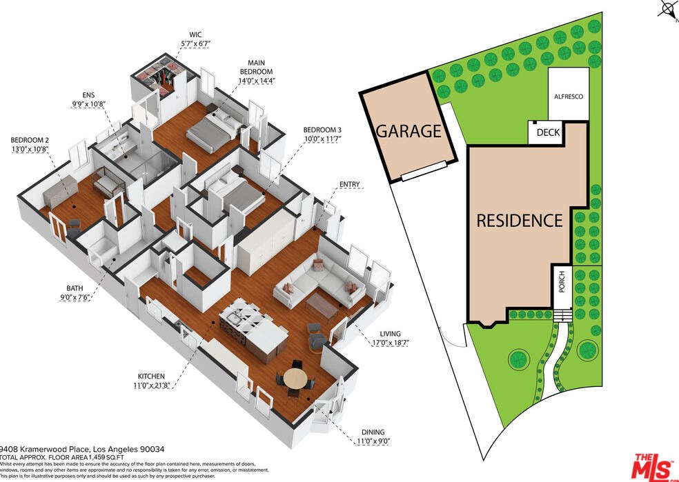 9408 Kramerwood Pl, Los Angeles CA  90034-2349 exterior