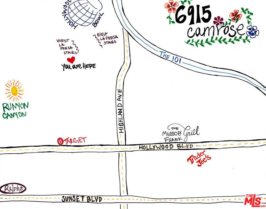 6915 Camrose Dr, Los Angeles CA  90068-3110 exterior