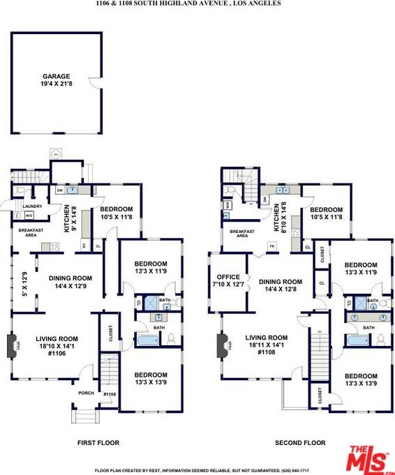 1106 Highland Ave, Los Angeles CA  90019-1750 exterior