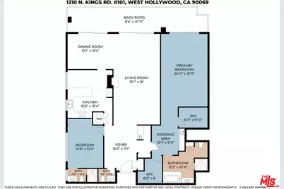 1210 N Kings Rd #101, West Hollywood, CA 90069 - Photo 23