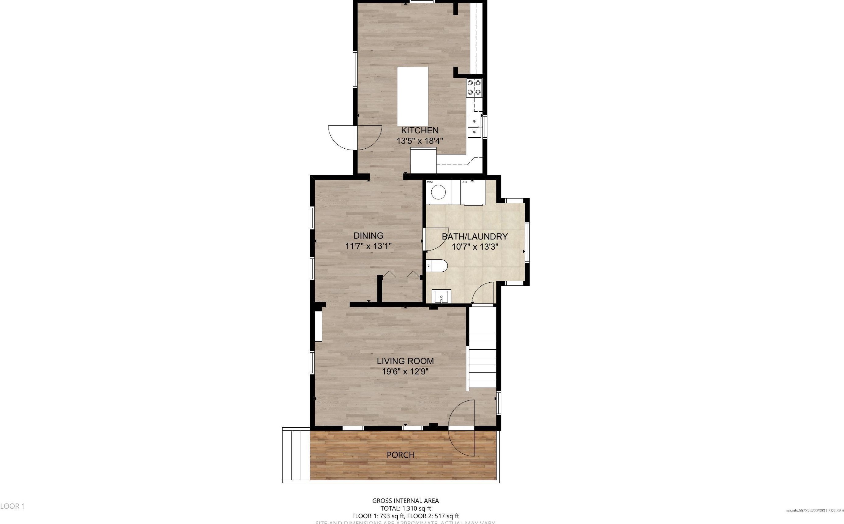 29 Elm St, Pittston ME  04345-2019 exterior