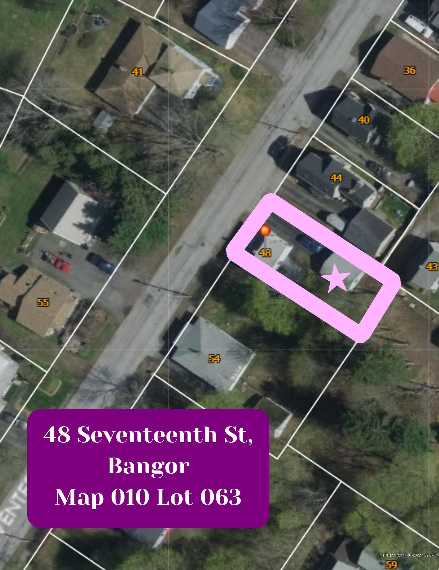 48 17th St, Bangor ME 04401-3139 exterior