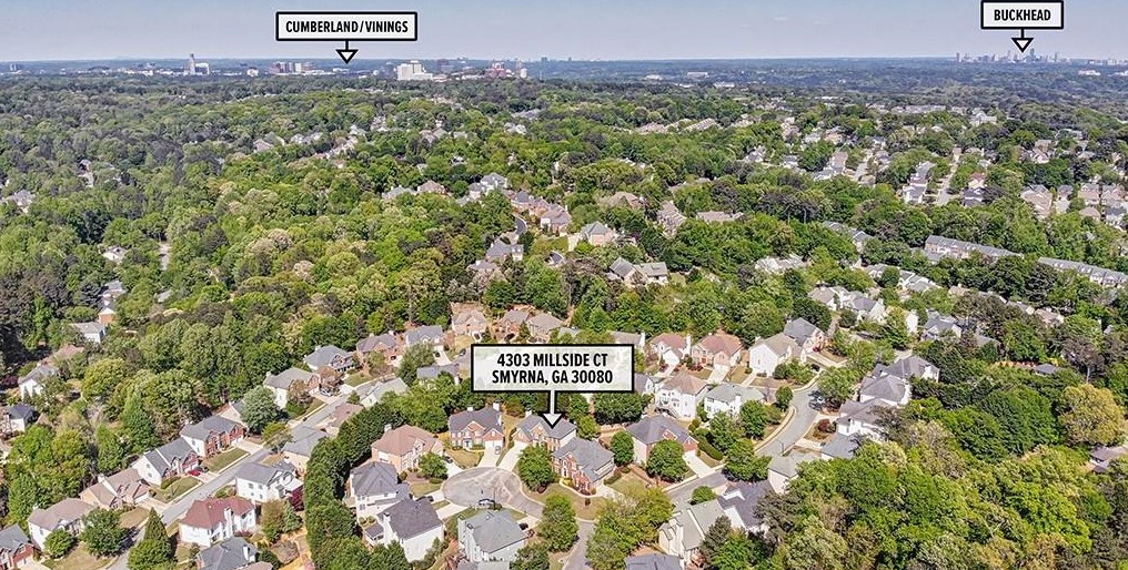 4303 Millside Ct, Smyrna GA  30080-6396 exterior