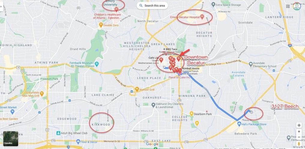 3127 Beech Dr, Decatur GA 30032-2400 exterior