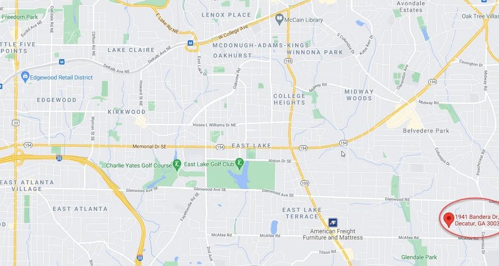 1941 Bandera Dr, Decatur GA  30032-7008 exterior