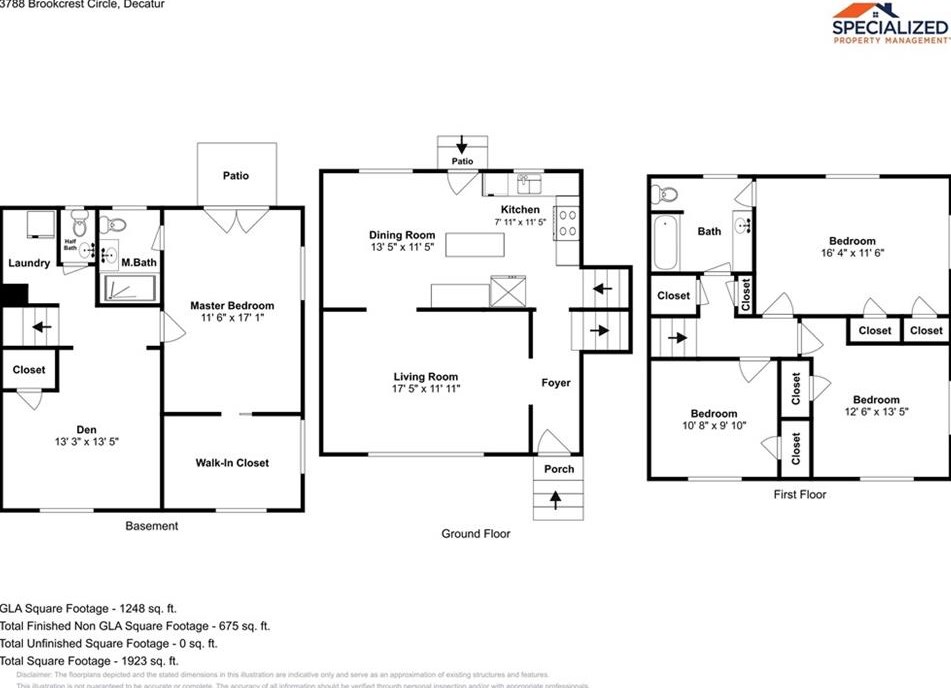 3788 Brookcrest Cir, Decatur GA  30032-3811 exterior