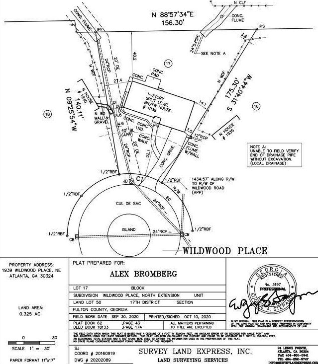 1939 Wildwood Pl, Atlanta GA  30324-4959 exterior