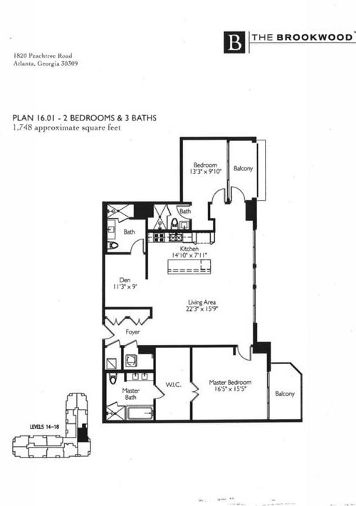 1820 Peachtree St, Atlanta GA  30309-1878 exterior