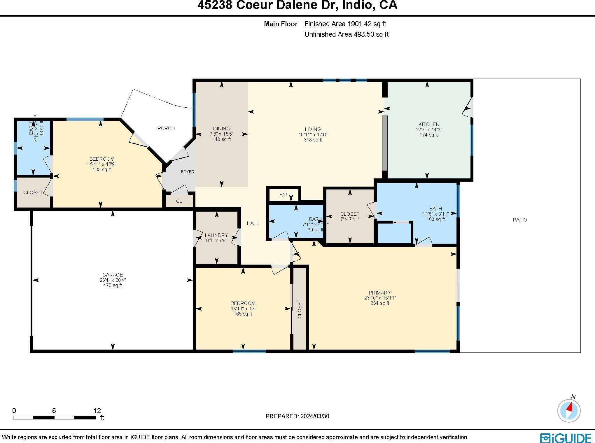 45238 Coeur Dalene Dr, Indio CA  92201-0829 exterior