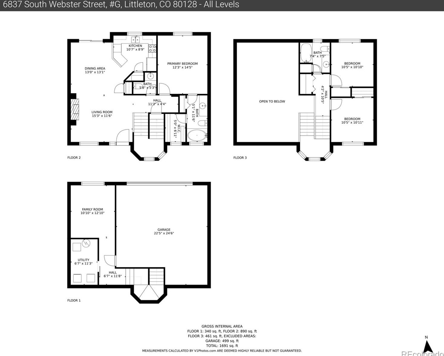 6837 Webster St, Littleton CO  80128-4472 exterior