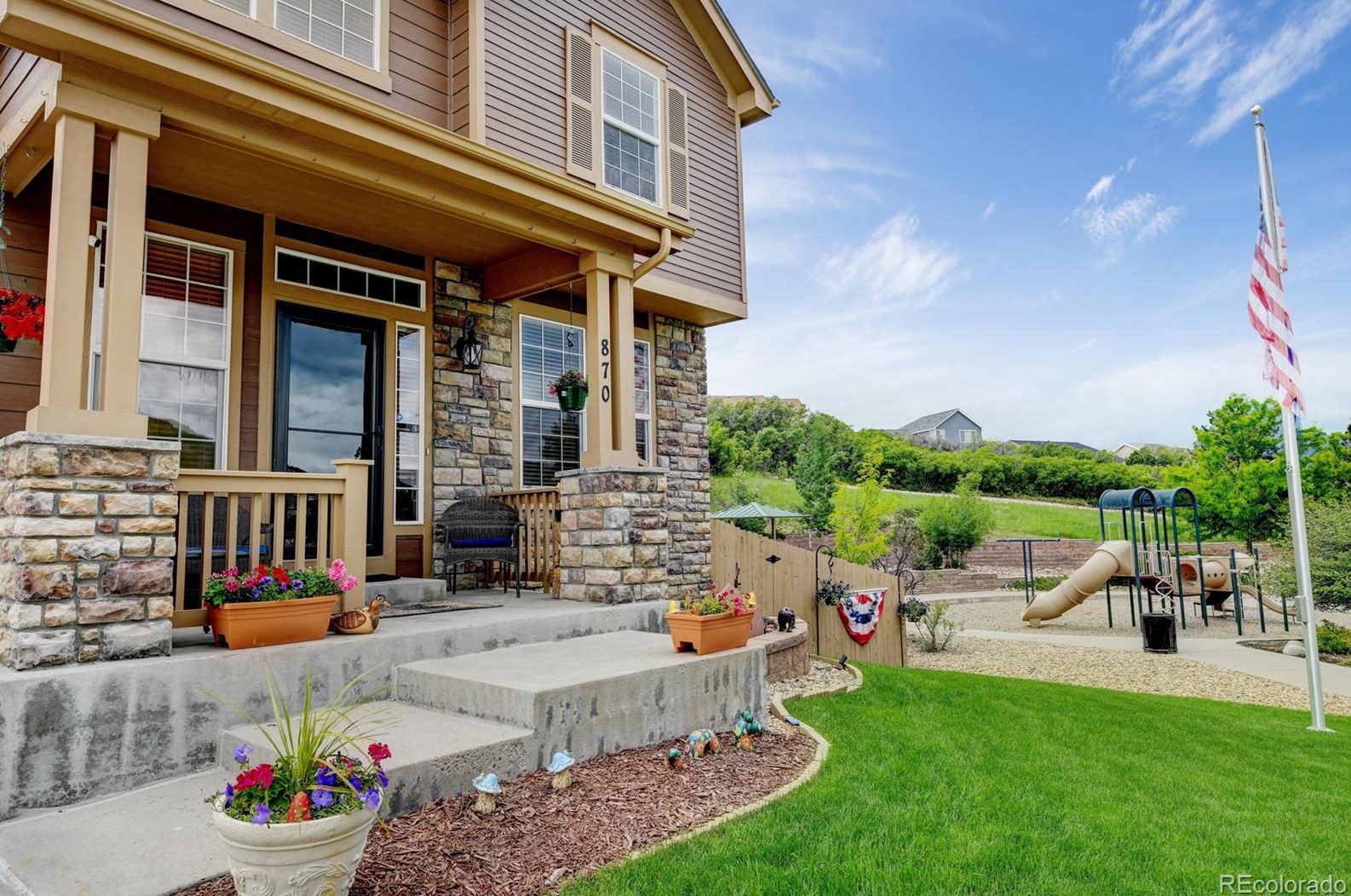 870 Halfmoon Dr, Castle Rock CO  80104-9612 exterior