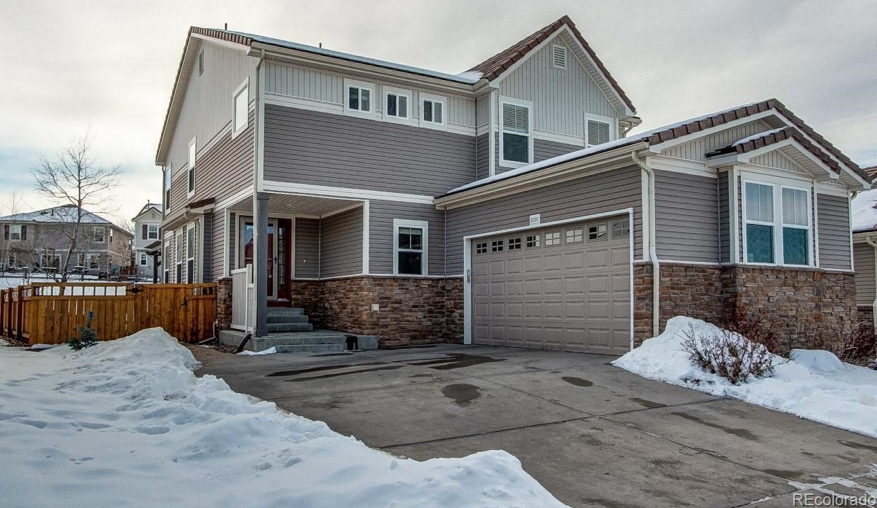 2135 Candleglow St, Castle Rock CO  80109-3563 exterior