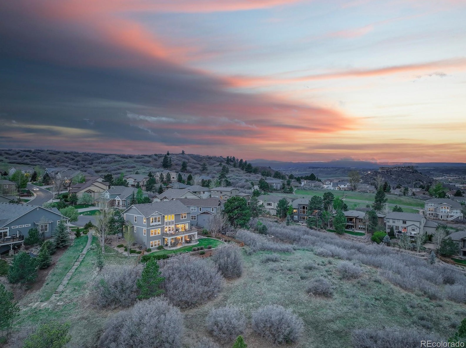 1720 Ridgetrail Ct, Castle Rock CO  80104-7697 exterior