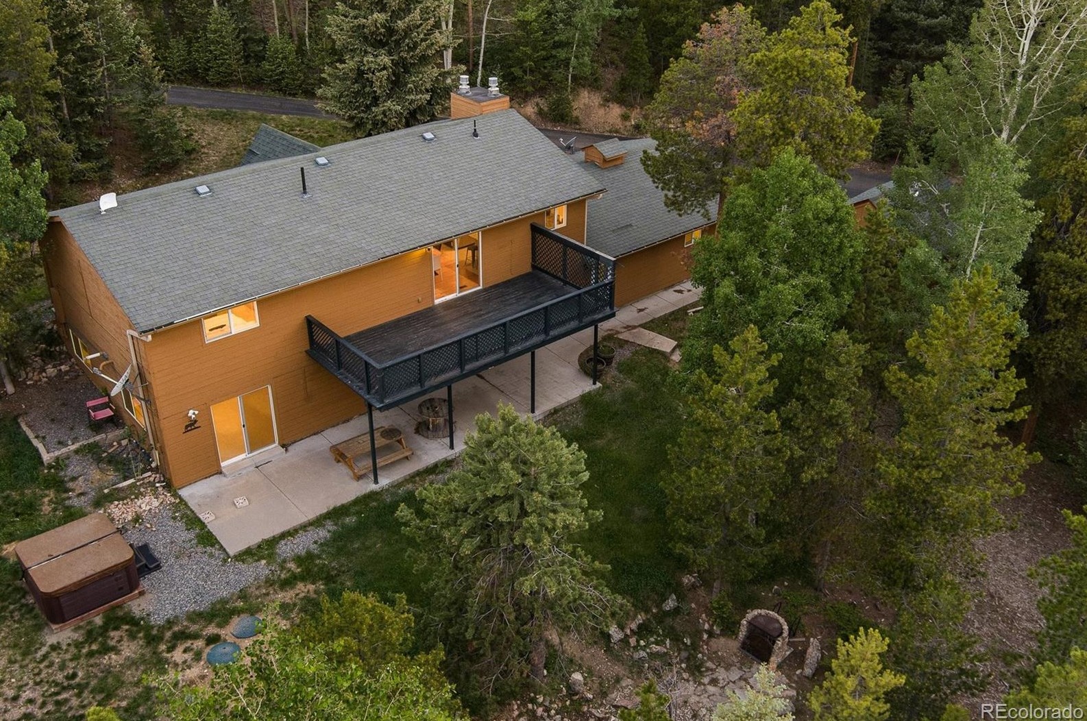 9690 Warhawk Rd, Conifer CO  80433-9323 exterior