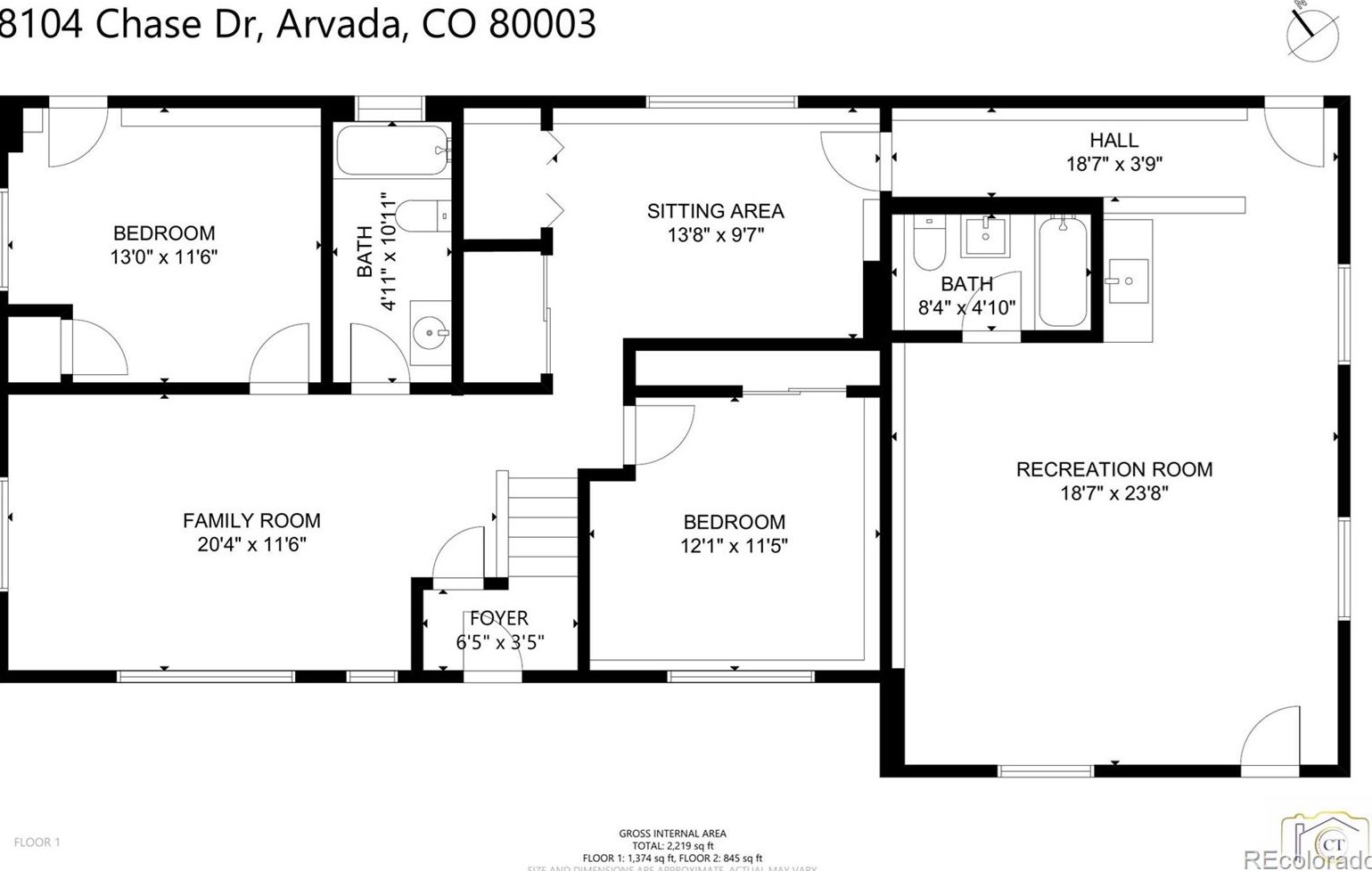 8104 Chase Dr, Arvada CO  80003-1808 exterior