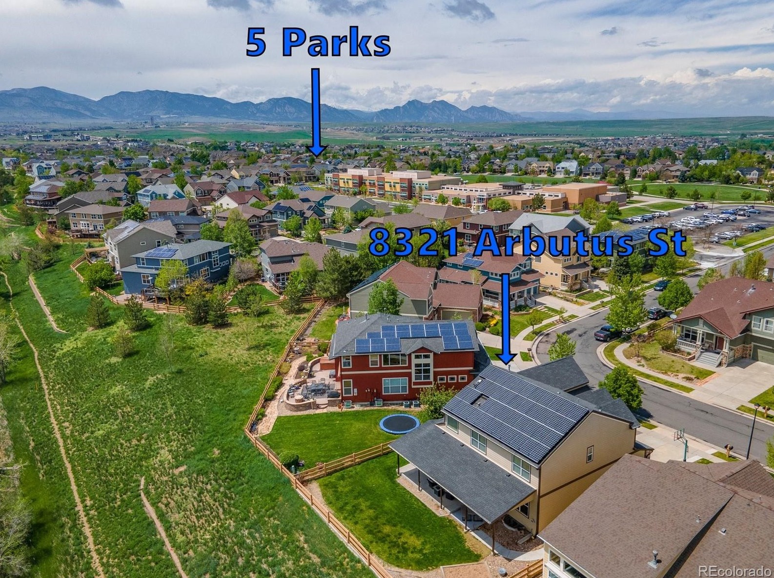 8321 Arbutus St, Arvada CO  80005-5808 exterior