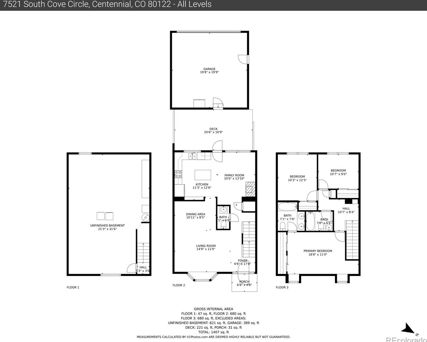 7521 Cove Cir, Littleton CO 80122-3360 exterior