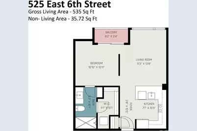 525 E 6th Street #201, Charlotte, NC 28202 - Photo 27