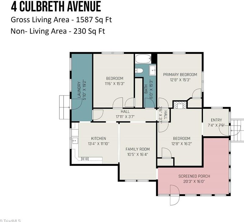 4 Culbreth Ave, Thomasville NC  27360-2914 exterior