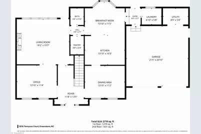 1816 Tennyson Court, Greensboro, NC 27410 - Photo 49