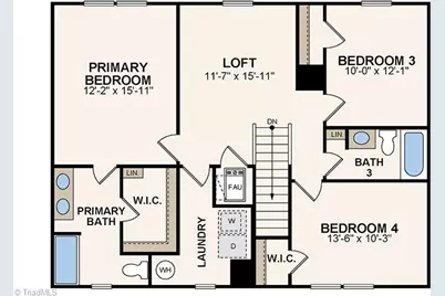 1923 Brightwood Landing Lane, Greensboro, NC 27405 - Photo 3