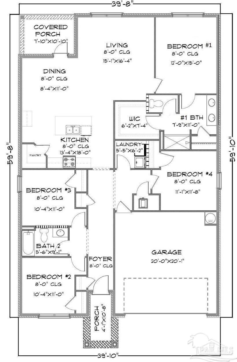 8809 Gristmill Way, Milton FL  32583 exterior