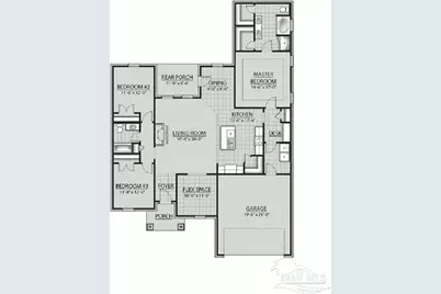 5174 Adeline Cir 1-B (LOT #), Pace, FL 32571 - Photo 3