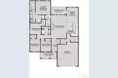 2746 W Kingsfield Rd 12-3 (lot#), Cantonment, FL 32533 - Photo 3