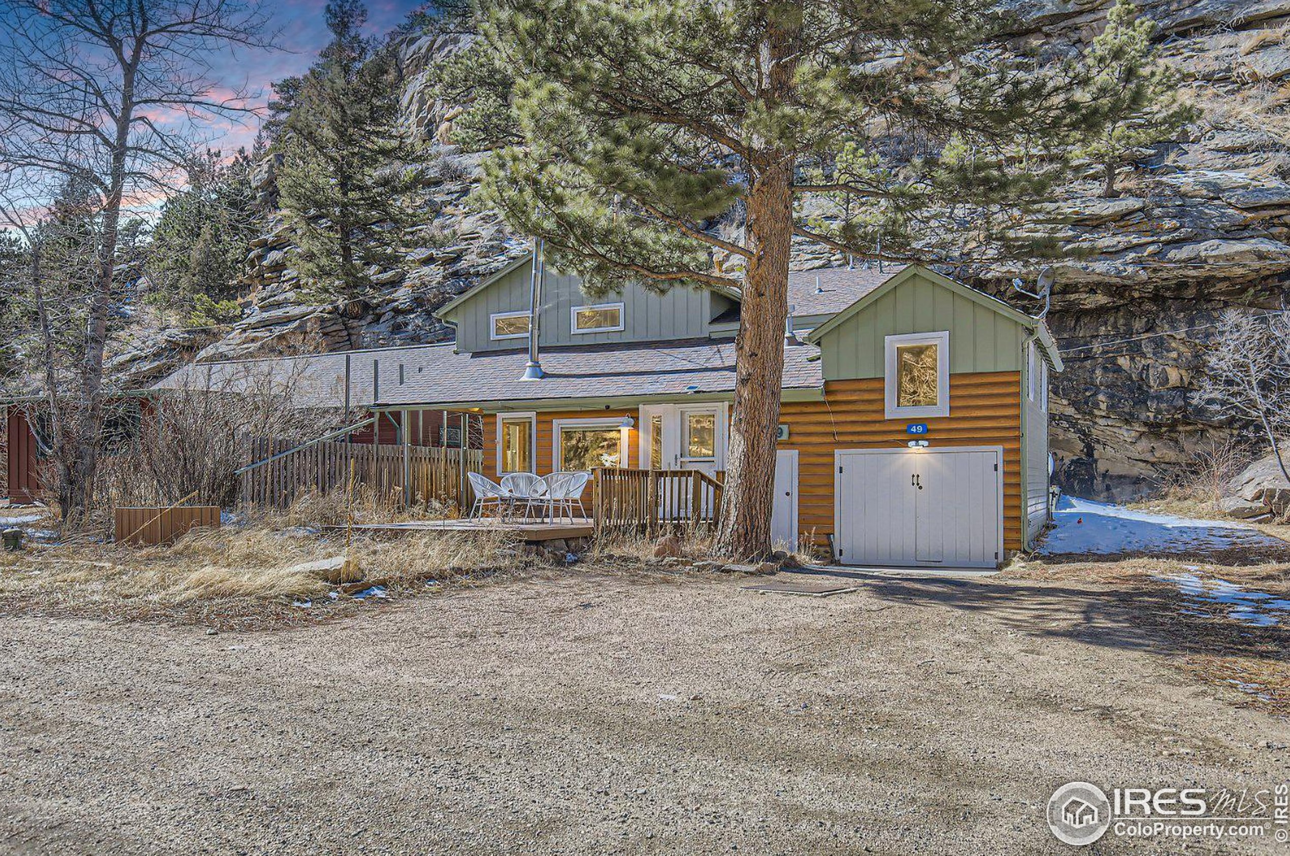 49 Rock Canyon Rd, Drake CO  80515-9743 exterior