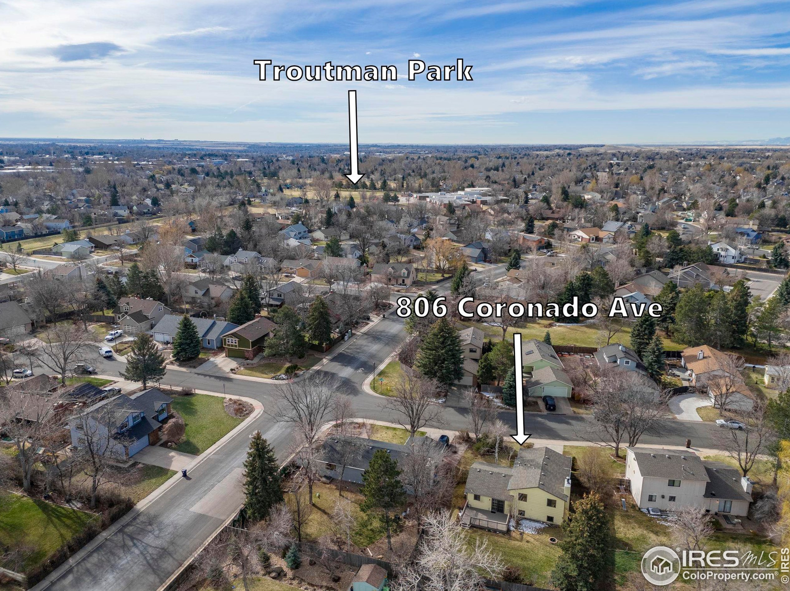 806 Coronado Ave, Fort Collins CO  80526-3111 exterior