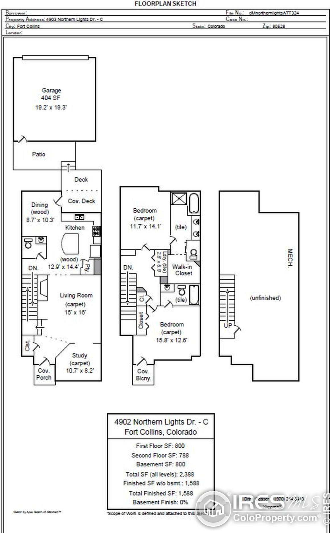 4902 Northern Lights Dr, Fort Collins CO  80528 exterior