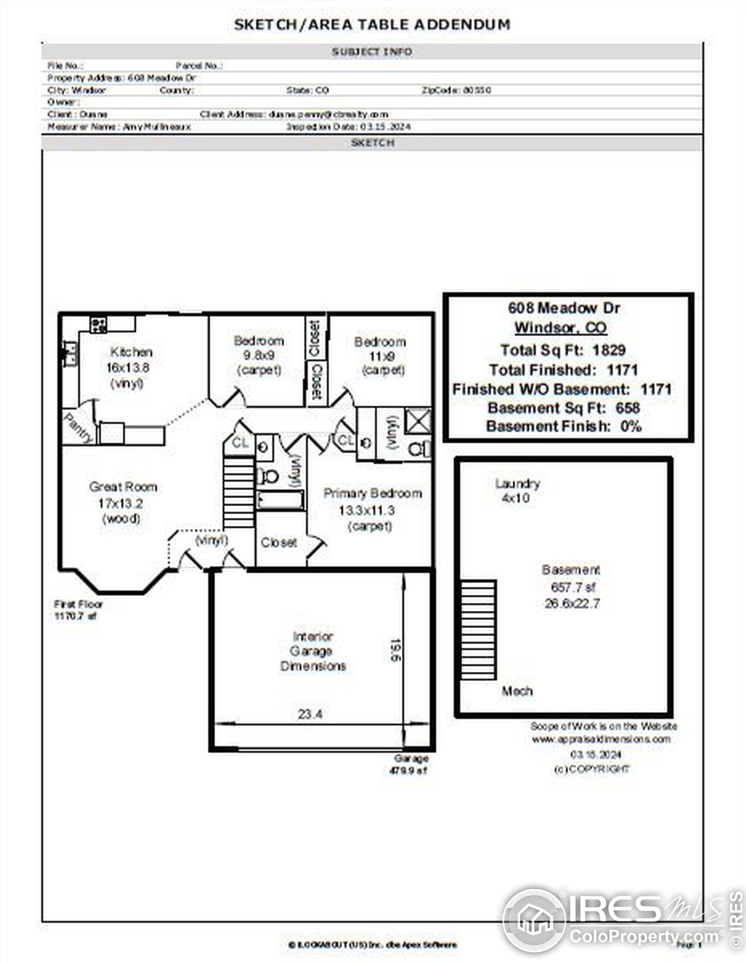 608 Meadow Dr, Fort Collins CO  80550-5739 exterior