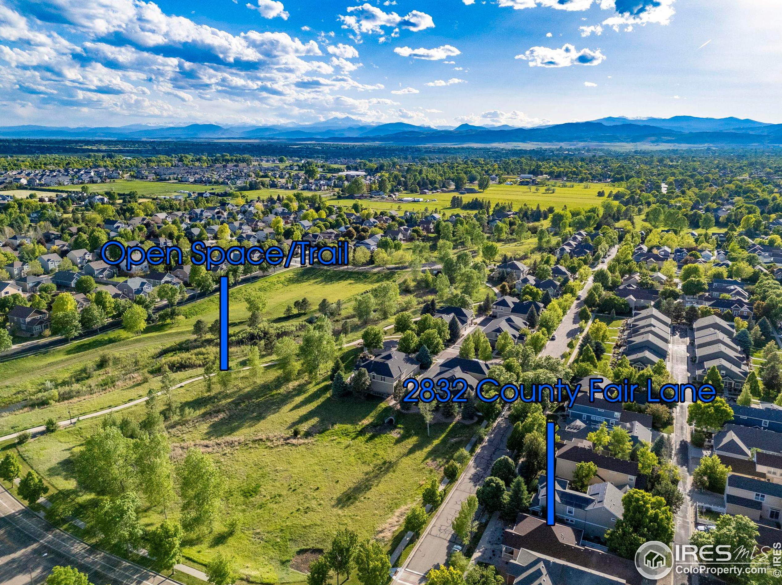 2832 County Fair Ln, Fort Collins CO  80528-3126 exterior