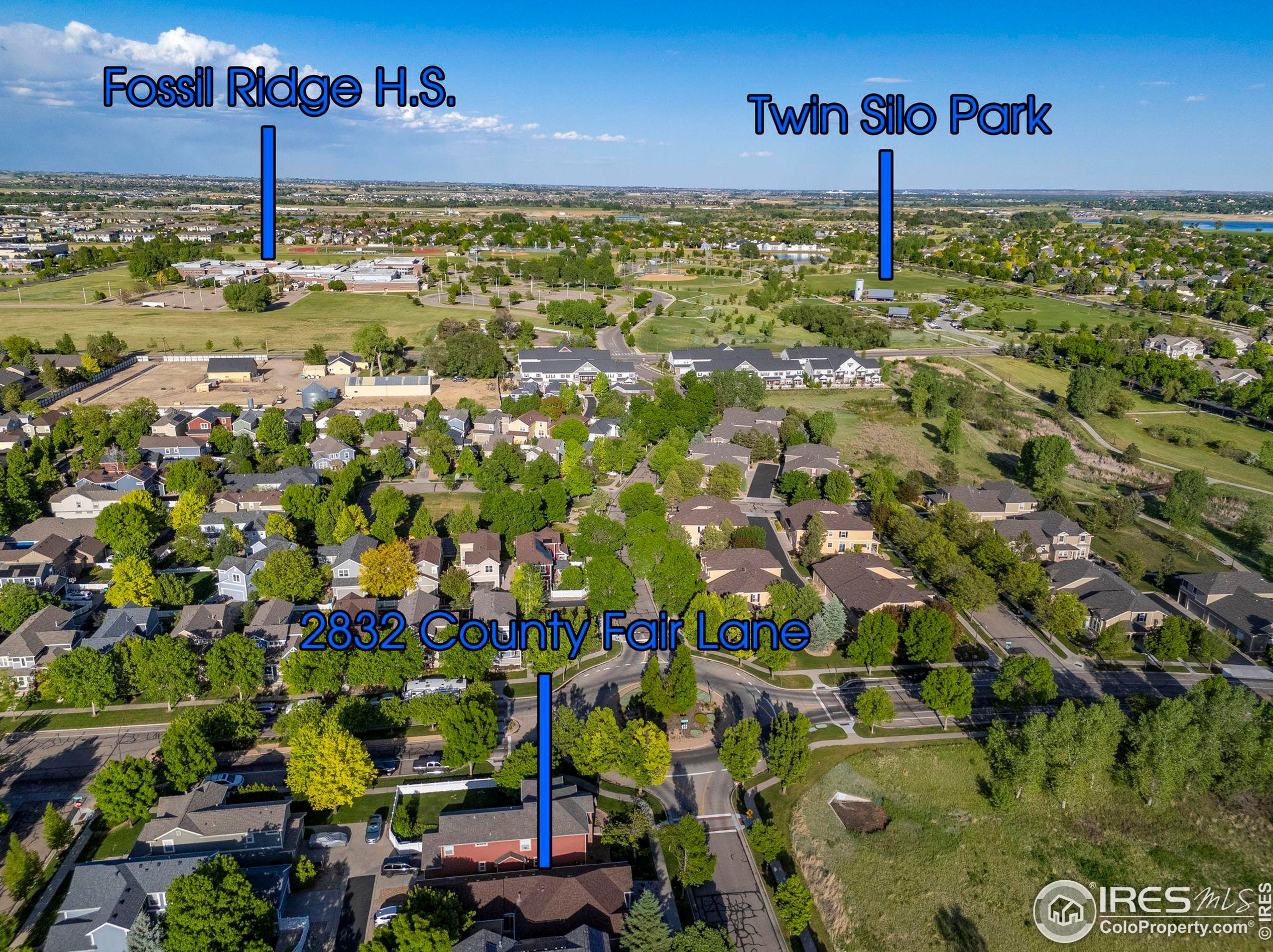 2832 County Fair Ln, Fort Collins CO  80528-3126 exterior
