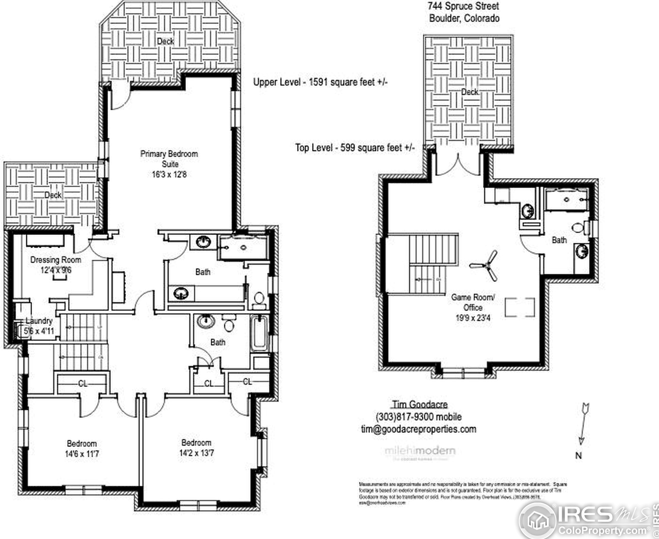 744 Spruce St, Boulder CO  80302-4408 exterior
