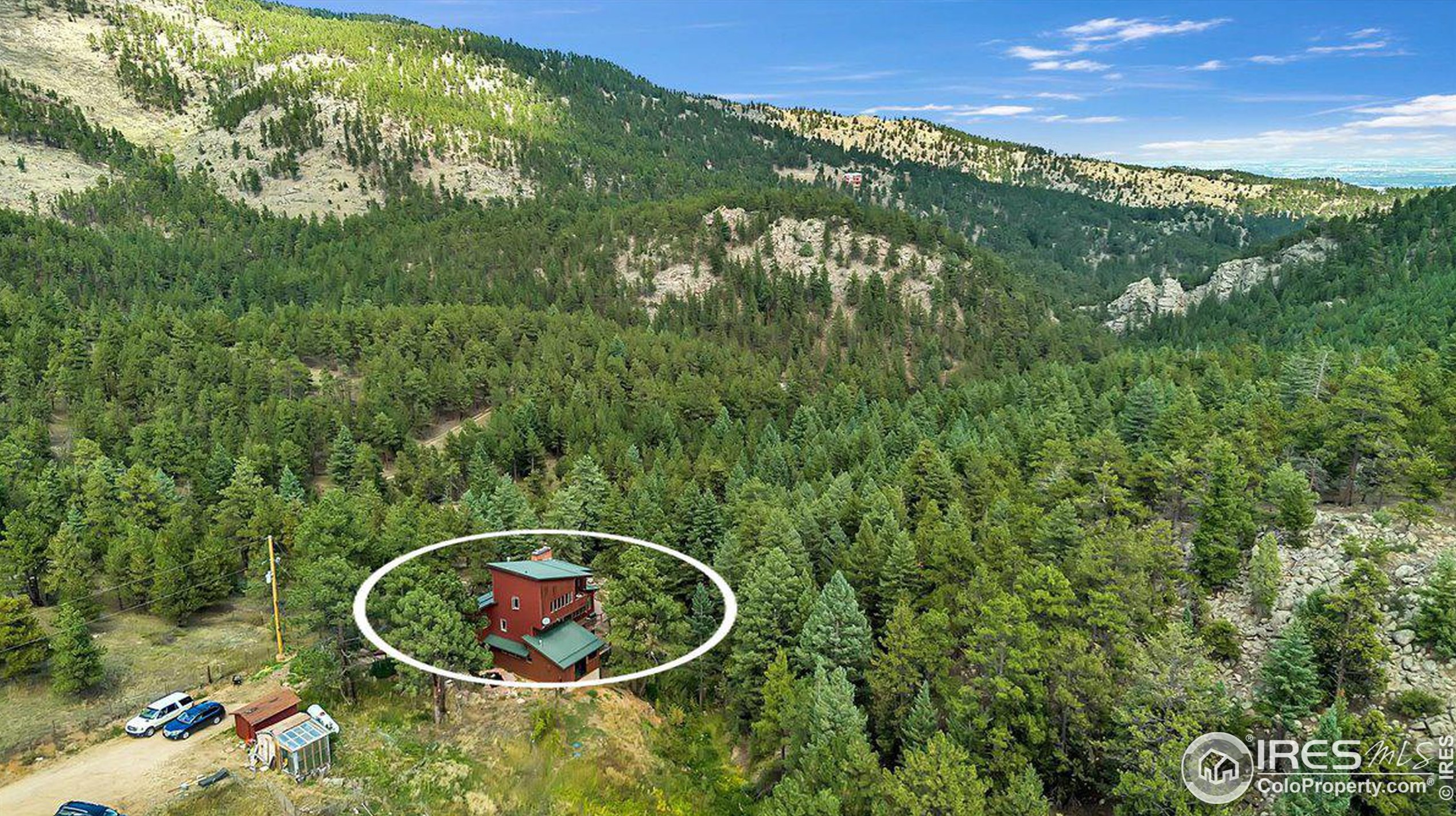 5220 Sunshine Cyn Dr, Boulder CO  80302-8753 exterior