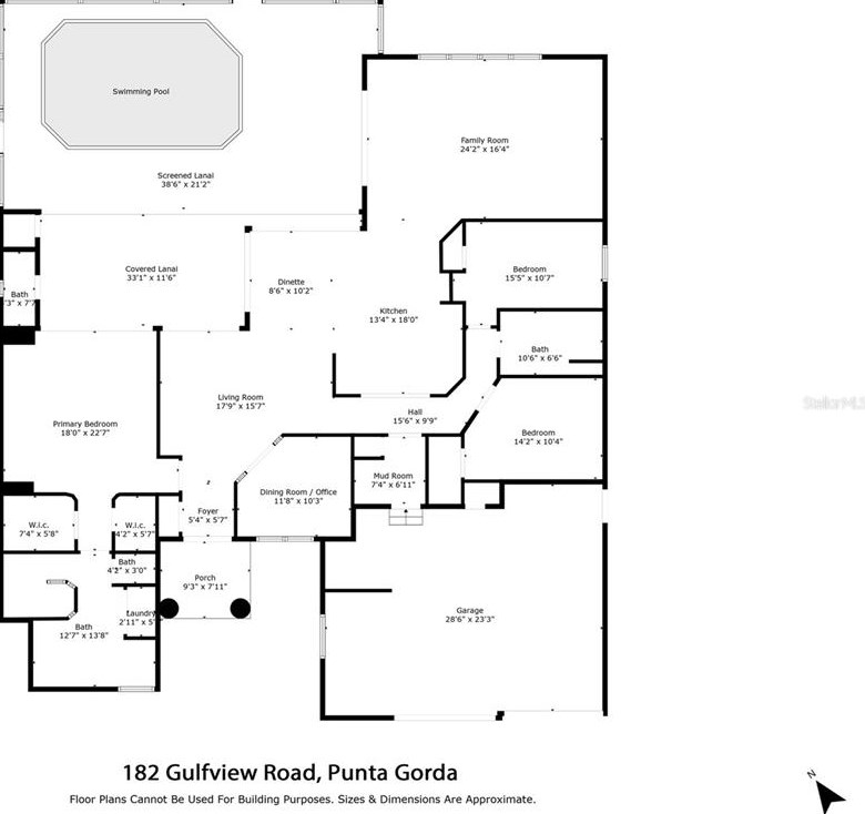 182 Gulfview Rd, Punta Gorda FL 33950-5122 exterior