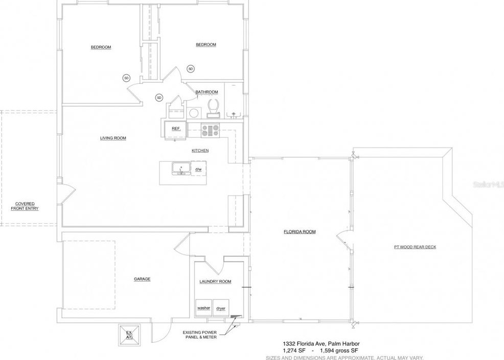 1332 Florida Ave, Palm Harbor FL  34683-4521 exterior