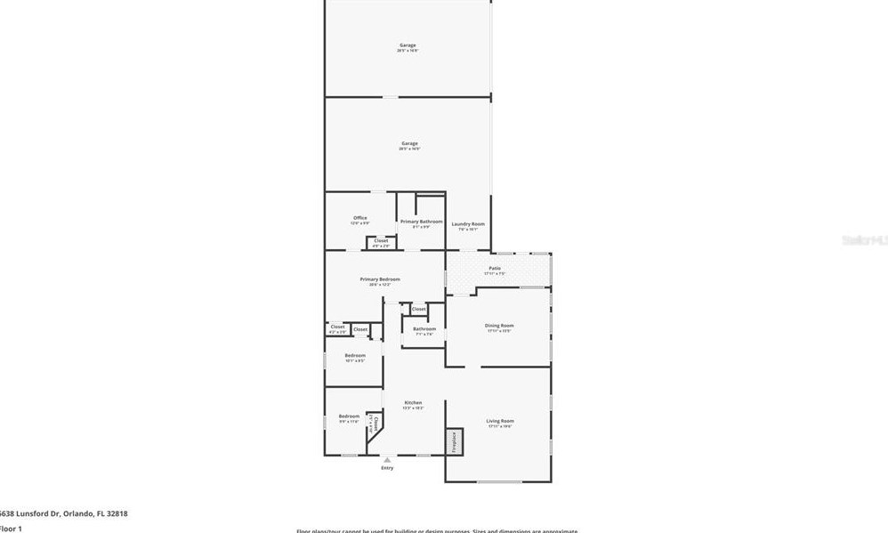 5638 Lunsford Dr, Orlando FL  32818-1224 exterior