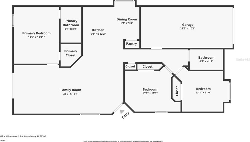 309 Wilderness Pt, Casselberry FL  32707-5247 exterior