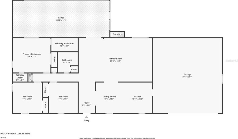 1950 Clement Rd, Lutz FL  33549-5557 exterior