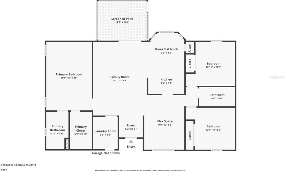 61 Redwood Rd, Ocala FL  34472-9515 exterior