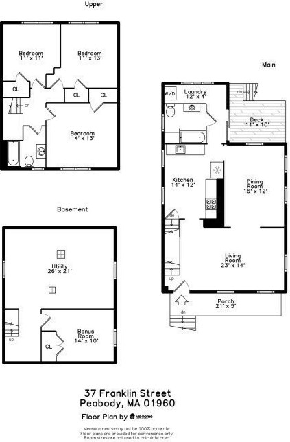 37 Franklin St, Peabody MA  01960-5345 exterior