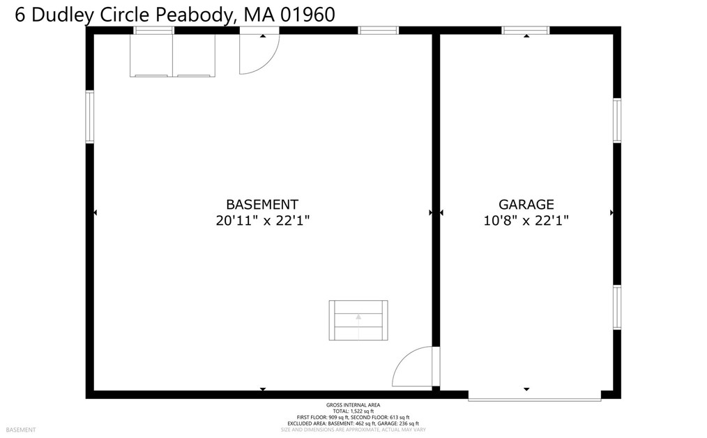 6 Dudley Cir, Peabody MA  01960-4041 exterior